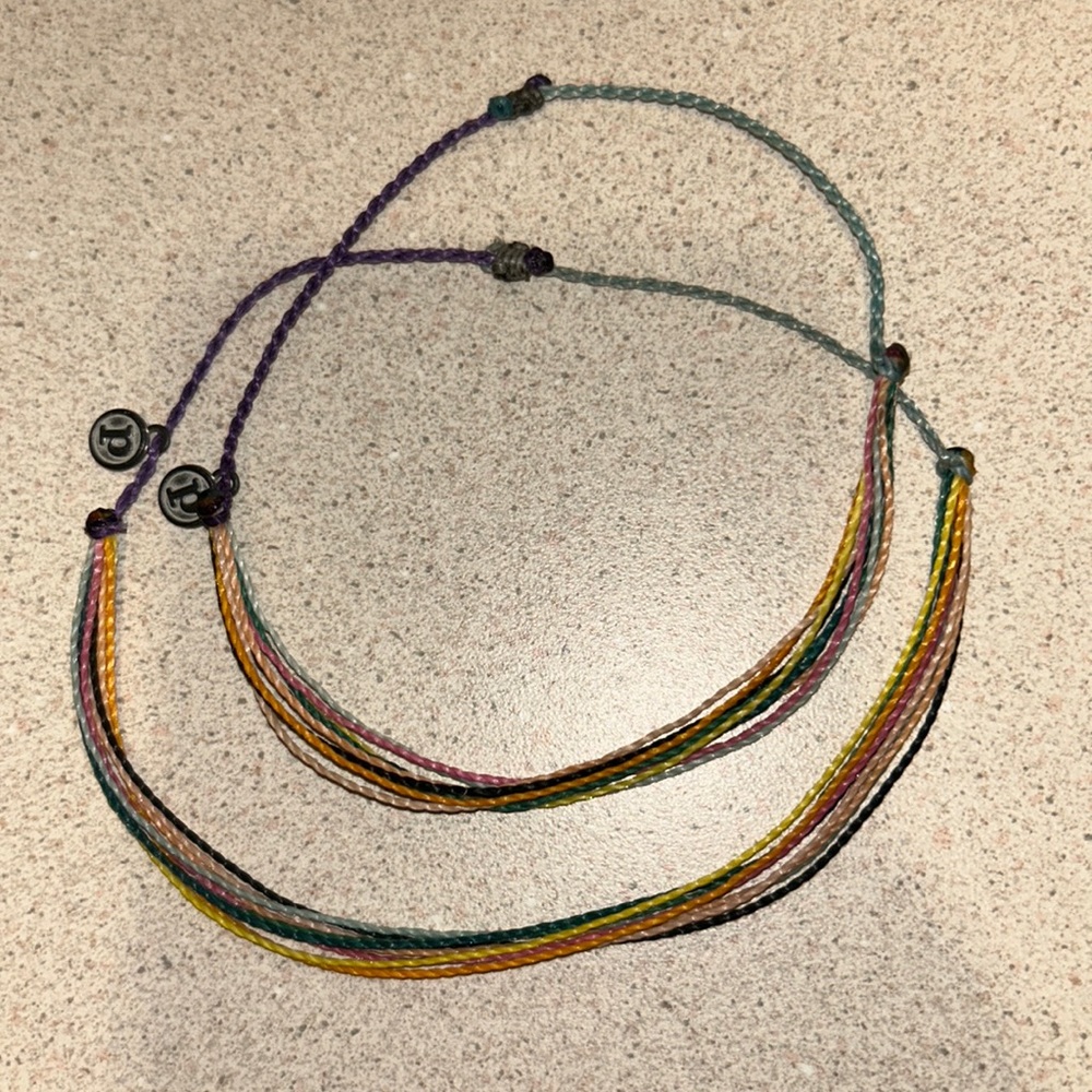 Pura Vida Hakuna Matata Bracelet & Anklet Set